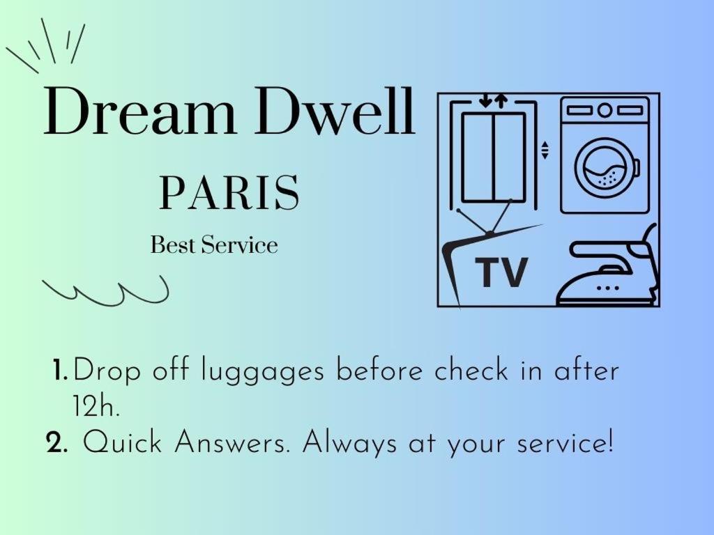 Dream Dwell Paris-Eiffel Tower Mirabeau Bridge Cozy Home In The 16Th District Paris Exterior photo